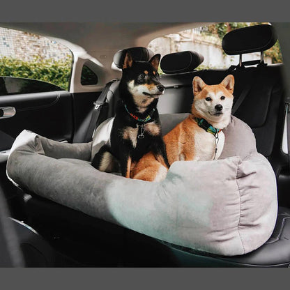 PetPal™ - Large Dog Safety Travel Bolster Bed + Free Plush Toy - Acejin