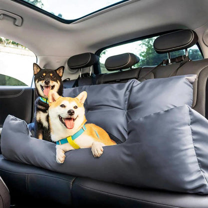 PetPal™ - Large Dog Safety Travel Bolster Bed + Free Plush Toy - Acejin