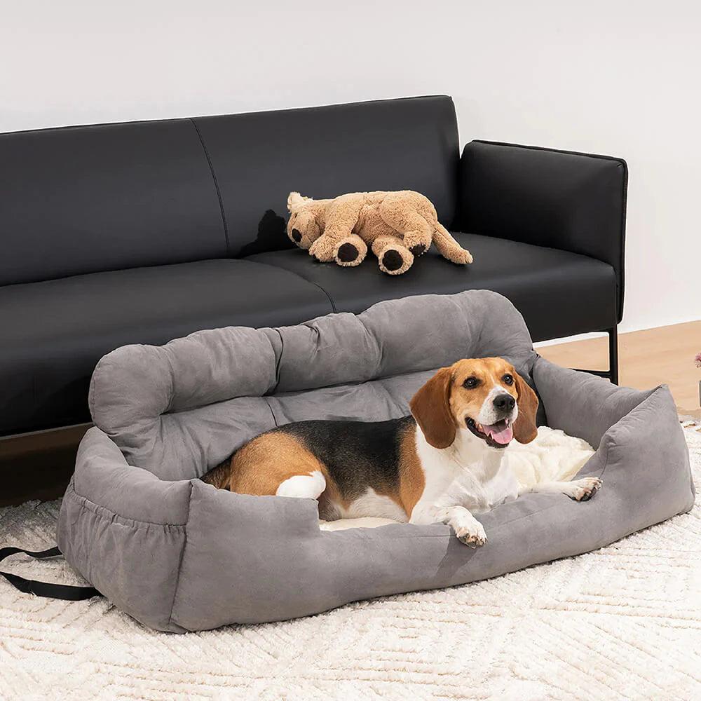 PetPal™ - Large Dog Safety Travel Bolster Bed + Free Plush Toy - Acejin